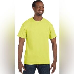 ‼️36pcs Jerzee tees safety green NWOT